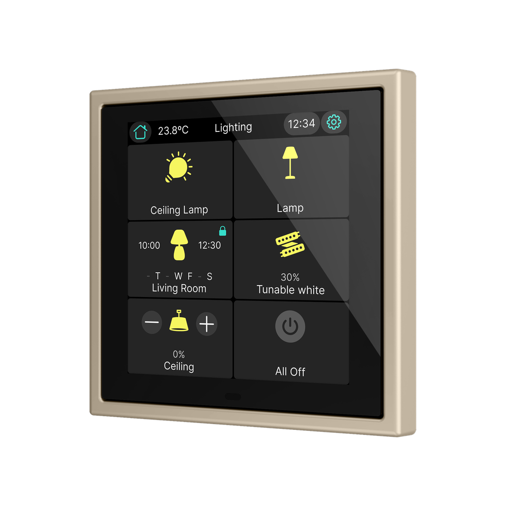 CX33. Écran tactile capacitif KNX de 3,3"