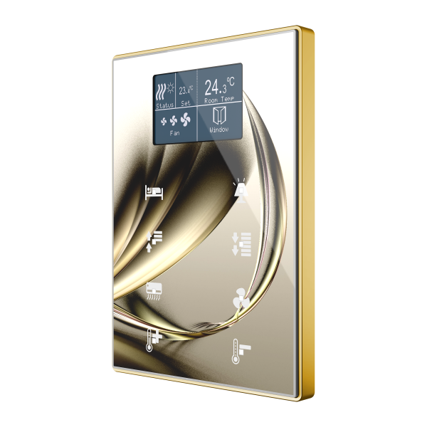 Interrupteur capacitif de 8 boutons et display (modèle