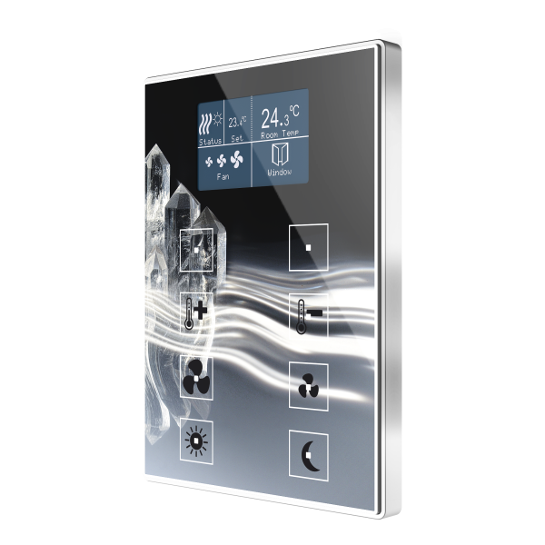 Interrupteur capacitif de 8 boutons et display (modèle
