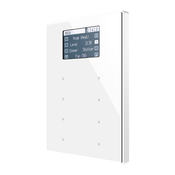 Interrupteur capacitif de 8 boutons et écran  (modèle