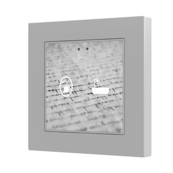 Flat 55 X2 v2. Interrupteur capacitif en verre 55 x 55
