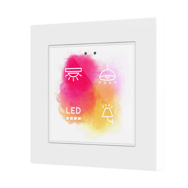 Flat 55 X4 v2. Interrupteur capacitif en verre 55 x 55
