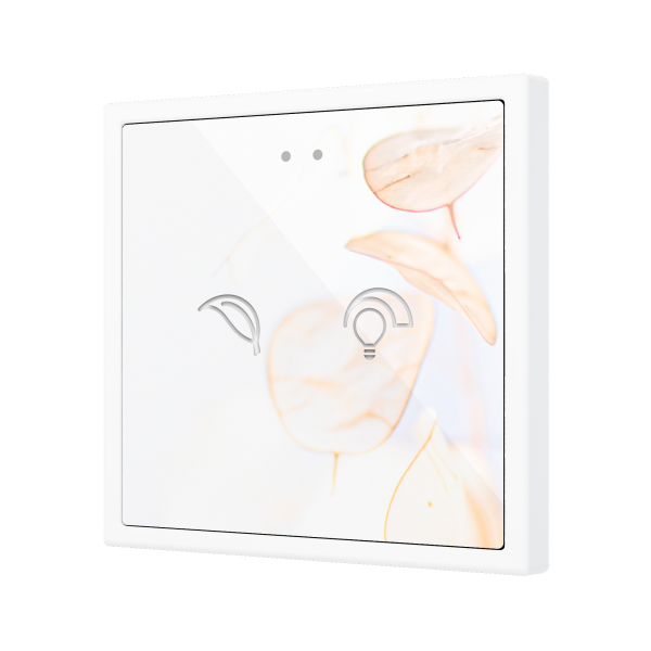 Flat 70 X2. Interrupteur capacitif en verre 70x70 – 2