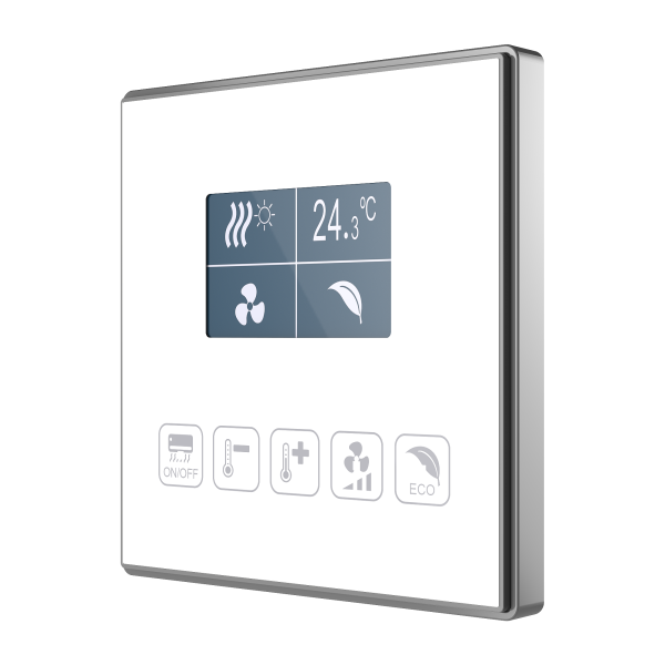 Interrupteur capacitif de 5 boutons et display