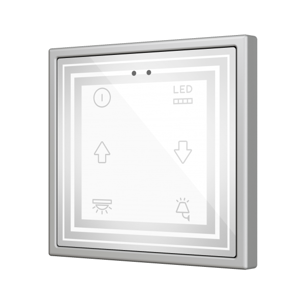 Flat 70 X6. Interrupteur capacitif en verre 70x70 – 6
