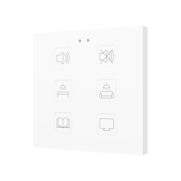 Tecla 6. Interrupteur capacitif en polycarbonate – 6