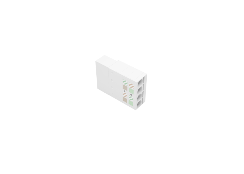 Connecteur direct sans outil Ethernet à 4 fils pour