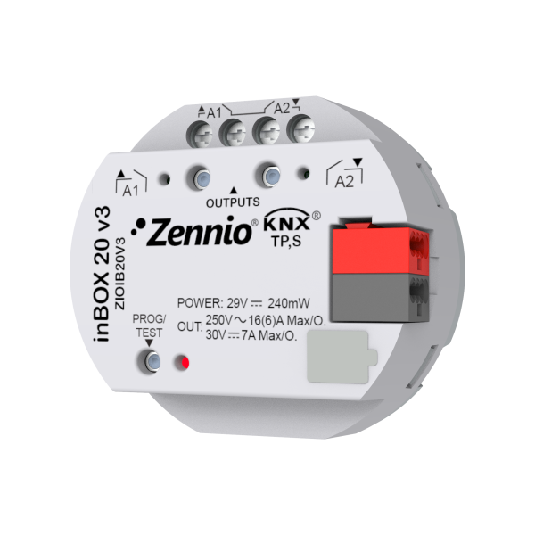 inBOX 20 v3. Actionneur multifonction KNX à encastrer