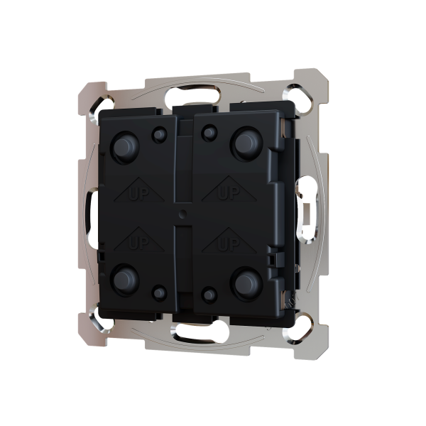 ZS55.Bouton poussoir Soft KNX 55 x 55 mm (sans cache)
