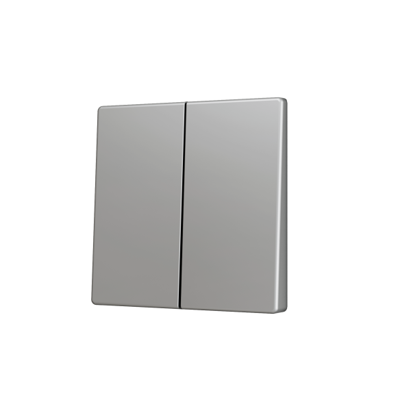 ZS55. Cache pour bouton poussoir Soft KNX double 55 x