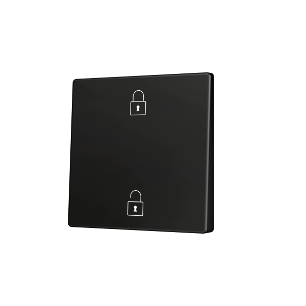 ZS55. Cache pour bouton poussoir Soft KNX simple 55 x
