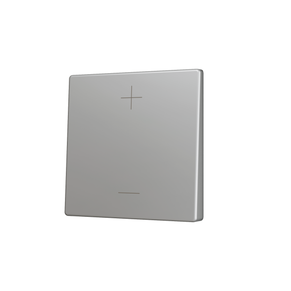 ZS55. Cache pour bouton poussoir Soft KNX simple 55 x