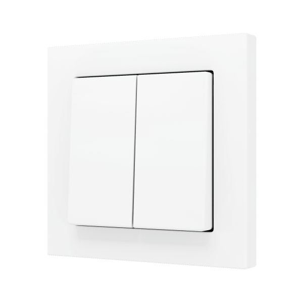 ZS55. Bouton poussoir "Soft" double pour 4 entrées