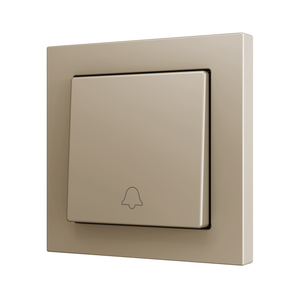 ZS55. Bouton poussoir Soft simple pour 1 entrée