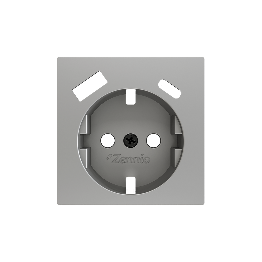 ZS55. Cache pour base de prise Schuko avec USB C et A