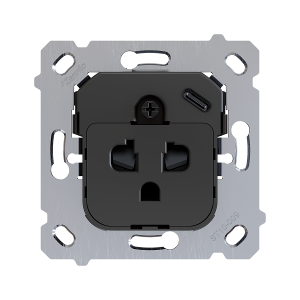 ZS55/ZS70. Base de prise euro-américain avec USB C