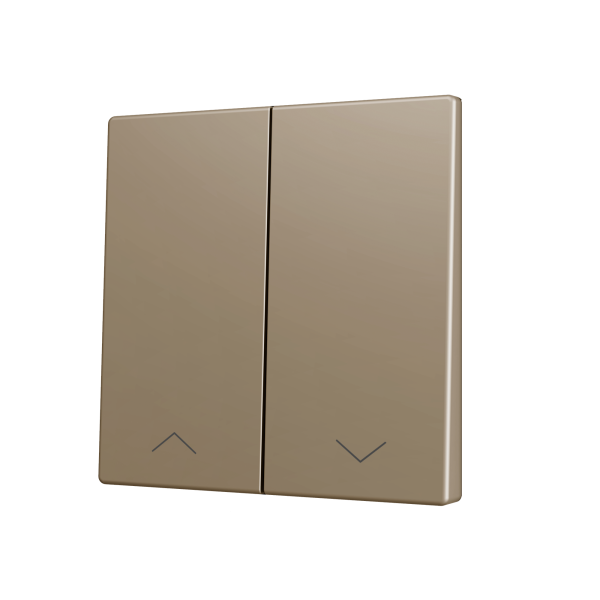 ZS70. Cache pour bouton poussoir Soft KNX double 70 x