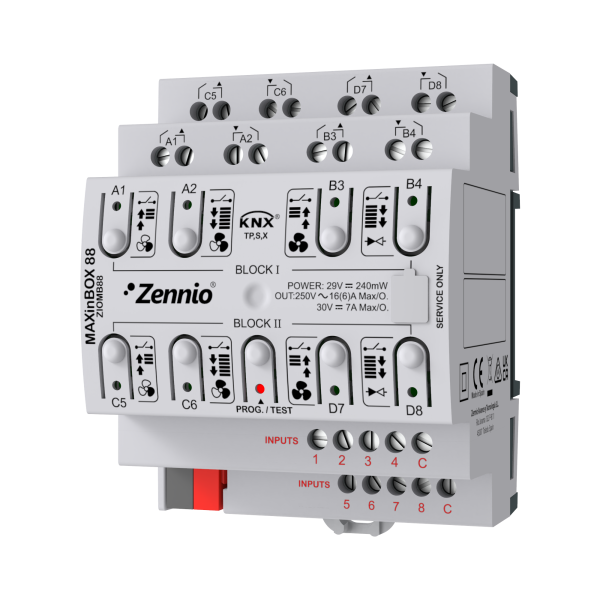 MAXinBOX 88. Actionneur multifonction KNX avec KNX