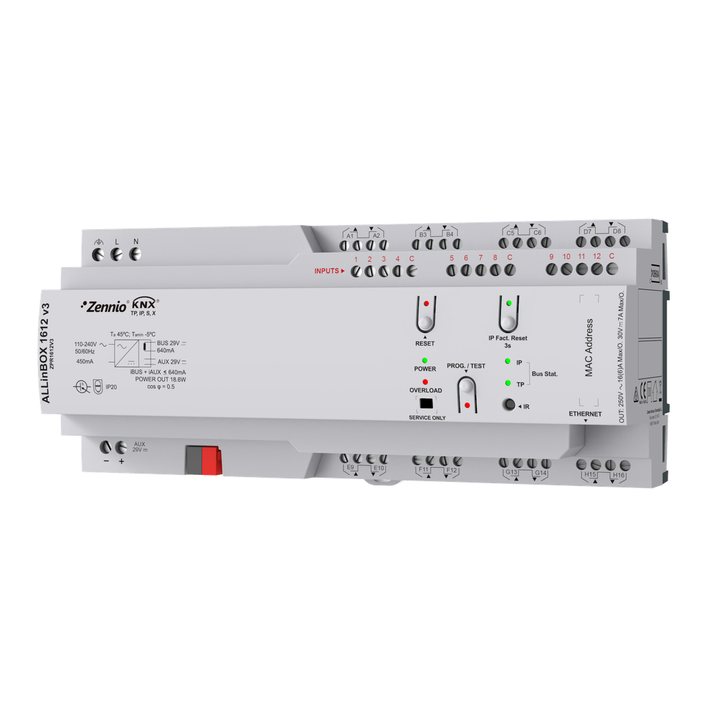 ALLinBOX 1612 v3. Dispositif multifonction avec source
