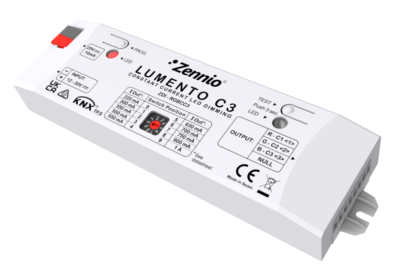 Lumento C3. Régulateur de 3 canaux PWM de courant
