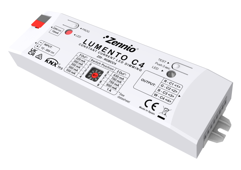 Lumento C4. Régulateur de 4 canaux PWM de courant
