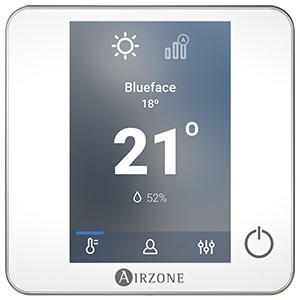  ZS6 Blueface zero thermostat wired white