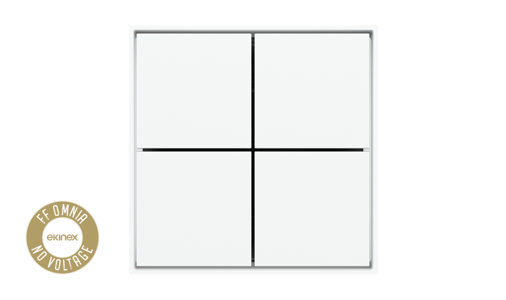 Universal interface with terminal block for OMNIA pushbutton