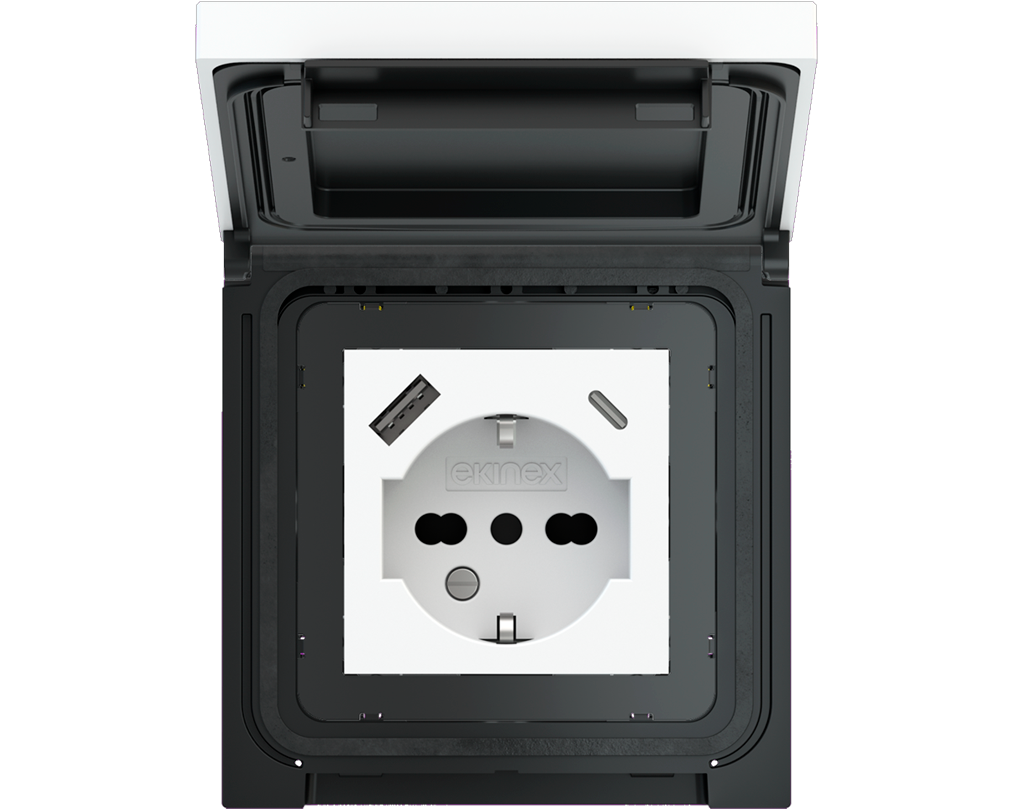 Square plate for Waterproof cover Metal Nickel