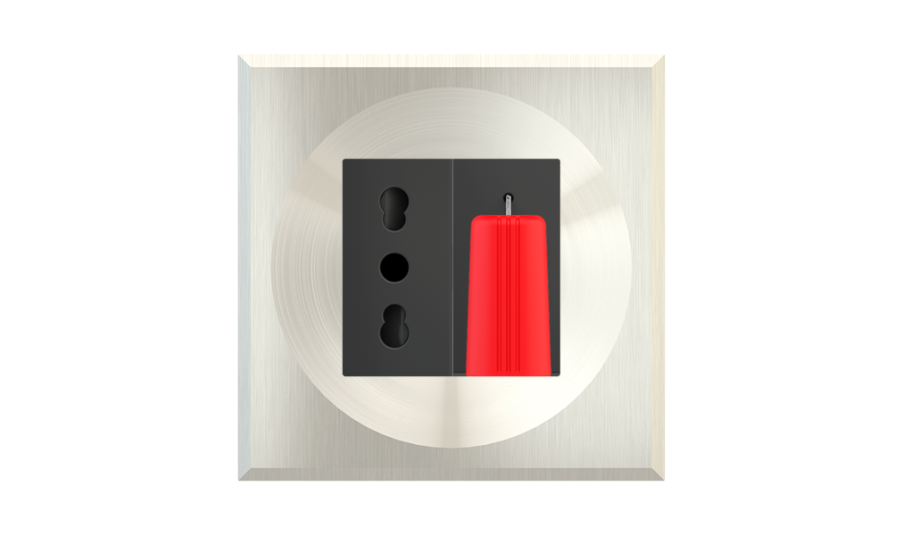 Square mounting bracket for mounting single/triple Feller sockets Proxima/ERA SERIES