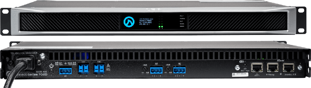 LEA Network Connect Series 702 Power Amplifier | 2-Channel x 700W