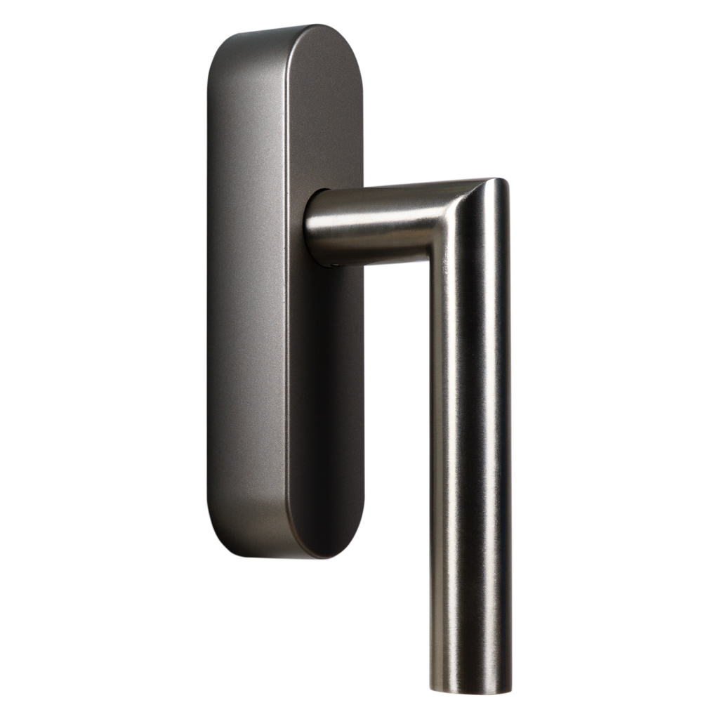 Poignée de fenêtre KNX RF+, Secure, acier inoxydable