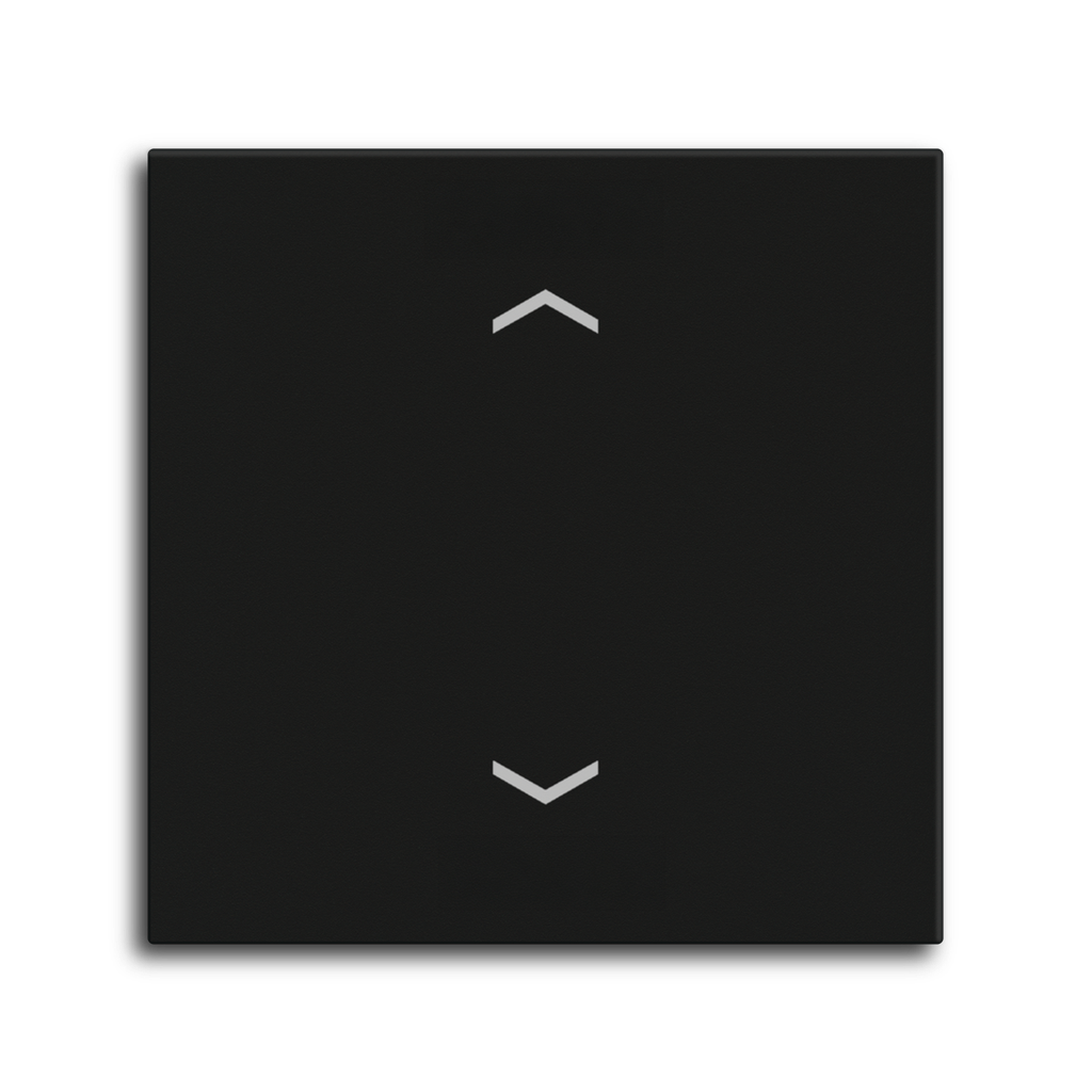 Bascule MDT pour bouton-poussoir Light 55 Basic, 1 p. KNX, noir mat, store
