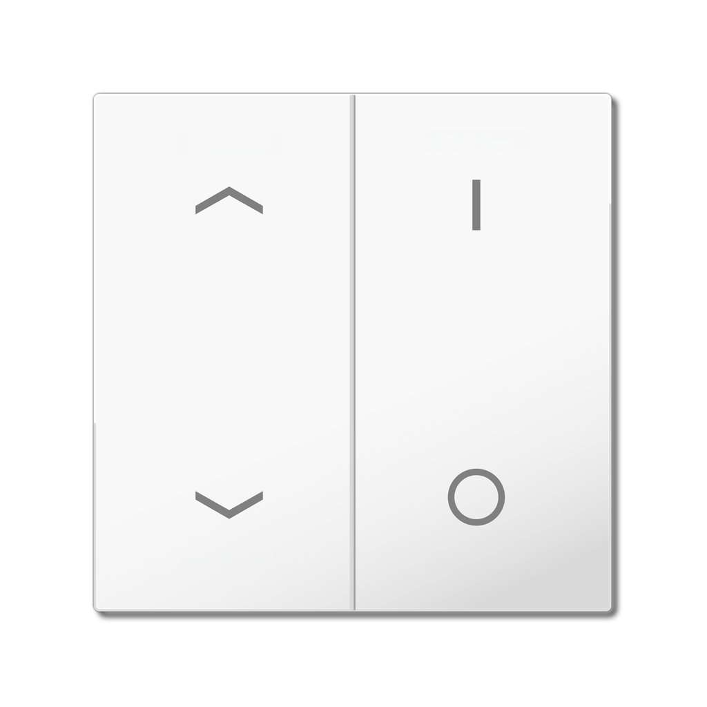 Bascule MDT pour bouton-poussoir Light 55 Basic, 2p KNX blanc, store_commutation