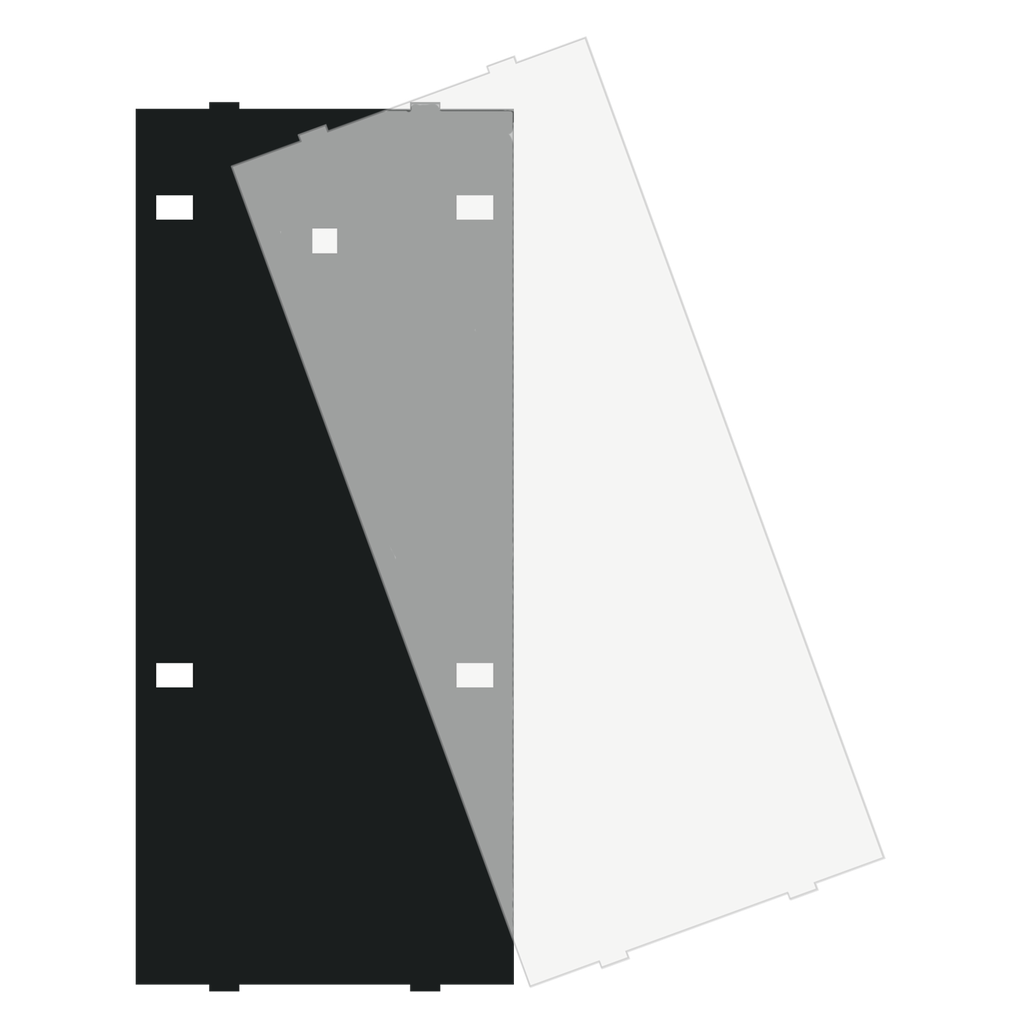 Cache MDT pour étiquette pour BE-TA55x4.x2, noir