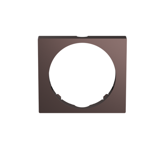 Cadre de finition carré universel Watchdog PRO, couleur marron
