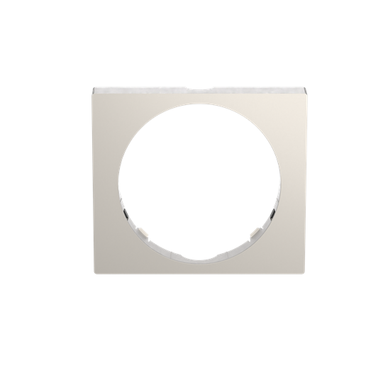 Cadre de finition carré universel Watchdog PRO, couleur inox