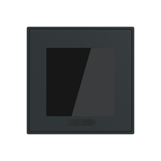 Ecran tactile 70x70 KNX Secure Trevion 2,4' noir, dalle IPS,compatible free@home