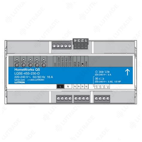[LUT-LQSE-4S5-230-D] Module Rail DIN, Commutateur de charge 5A