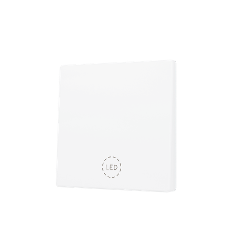 [ZEN-ZS55CSOFT11MWC] ZS55. Cache pour bouton poussoir Soft KNX simple 55 x