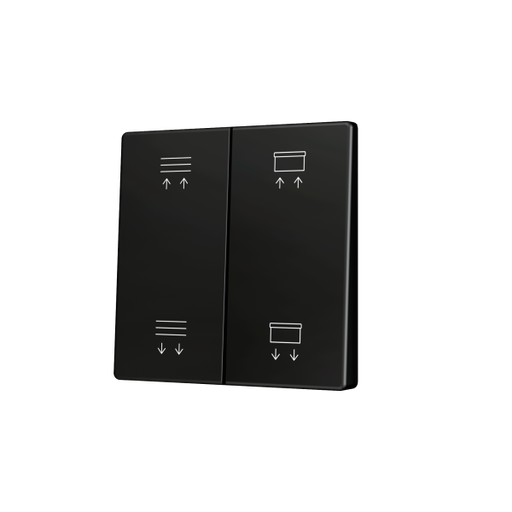 [ZEN-ZS55CSOFT24AC] ZS55. Cache pour bouton poussoir Soft KNX double 55 x