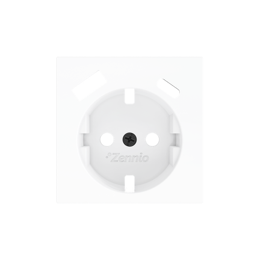 [ZEN-ZS55CSC2USMW] ZS55. Cache pour base de prise Schuko avec USB C et A