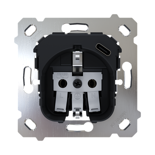 [ZEN-ZSISC1US] ZS55/ZS70. Base de prise Schuko 16 A /250 V ~ avec USB
