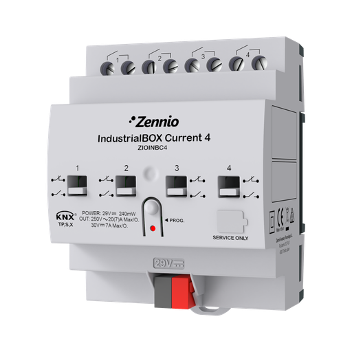 [ZEN-ZIOINBC4] IndustrialBOX Current 4. Actionneur industriel avec 4