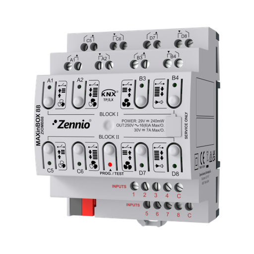 [ZEN-ZIOMB88] MAXinBOX 88. Actionneur multifonction KNX avec KNX
