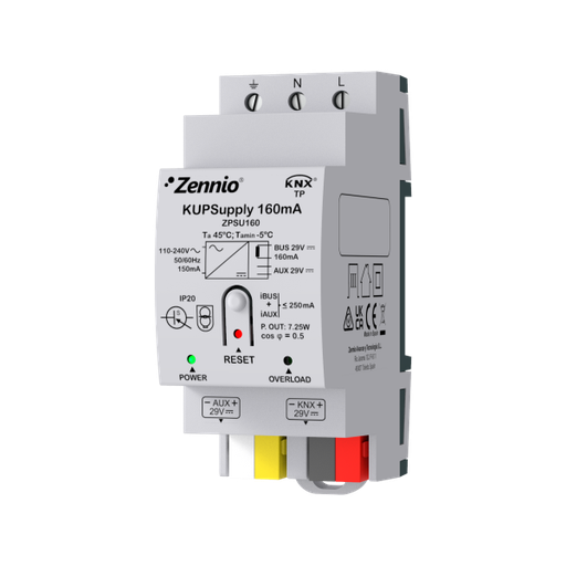 [ZEN-ZPSU160] KUPSupply 160mA. Source d’alimentation universel KNX