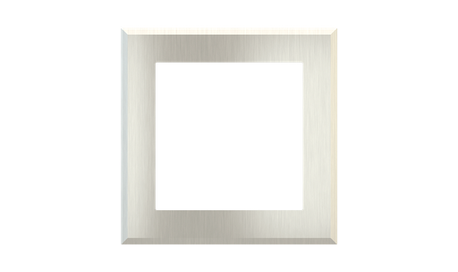 [EK-DEA-C-SSB] Square magnetic plate (60x60 mm window) ERA serie Metal Steel Brushed