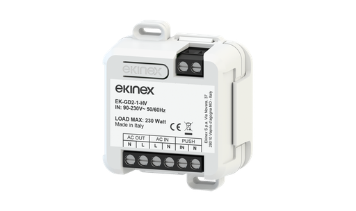 [EK-GD2-1-HV] Dimmer 90-230V AC 50/60Hz, N.O. pushbutton input