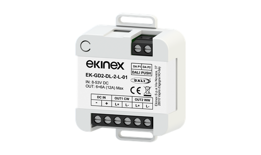 [EK-GD2-DL-2-L-01] DALI dimmer 12/48 Vdc 2 channels