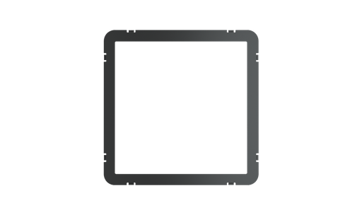 [EK-K60-B] Adapter frame for Ekinex series 71 / 20venti push buttons (8 and 10 rockers) for Waterproof cover