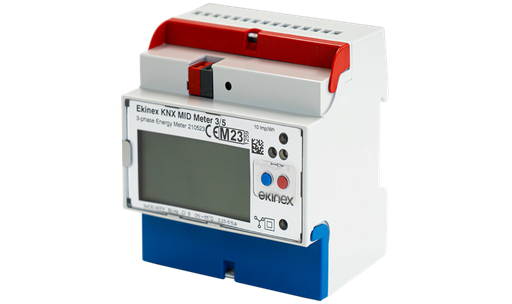 [EK-ME1-5TA-TP] Three-phase 75A KNX MID electricity counter insertion through CT